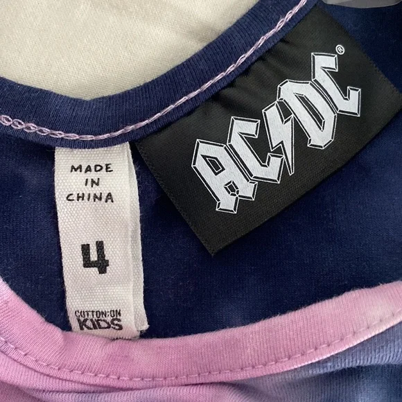 Cotton On Kids - ACDC Licensed Ivy Dress - Size 4 - Picture 4 of 5
